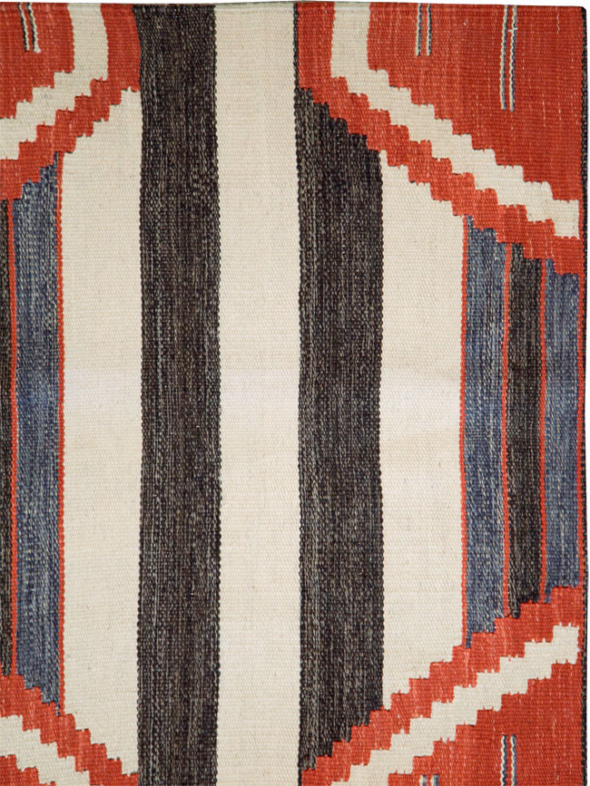 Modern Turkish Flatweave, No.27731 - Gsblank