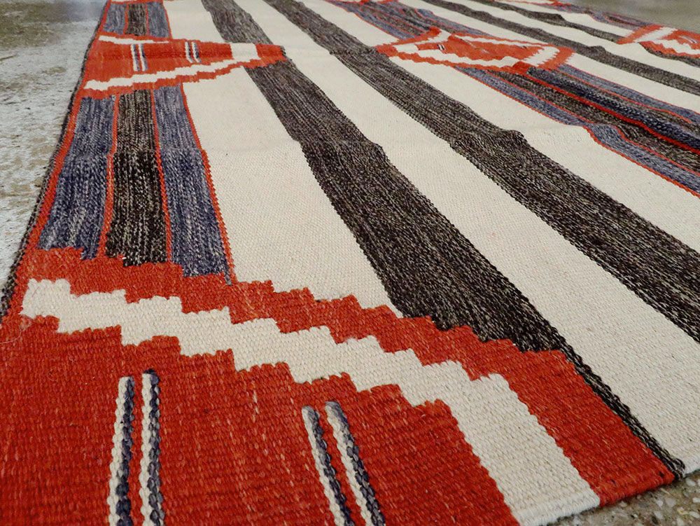 Modern Turkish Flatweave, No.27731 - Gsblank