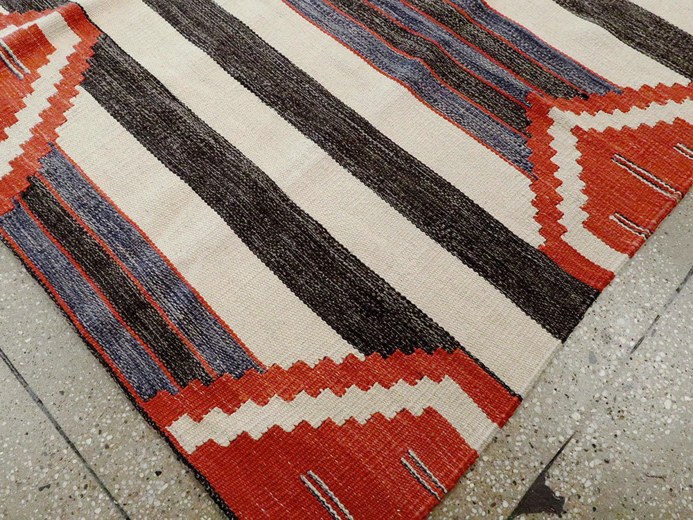 Modern Turkish Flatweave, No.27731 - Gsblank