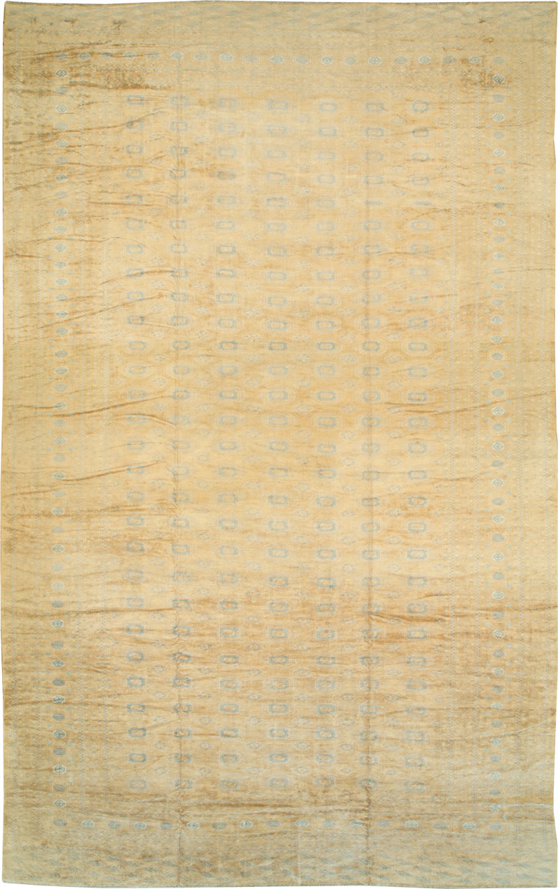 Vintage Central Asian Turkoman Oversize Carpet, No.27736 - Gsblank