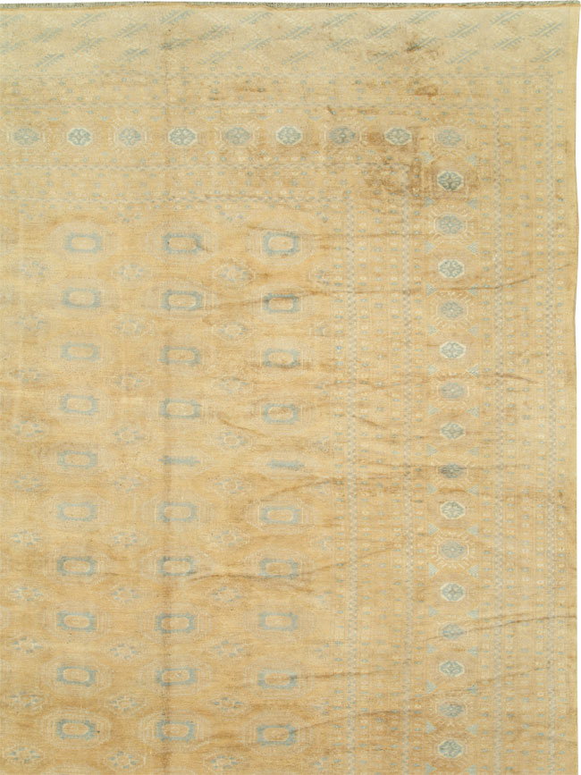 Vintage Central Asian Turkoman Oversize Carpet, No.27736 - Gsblank