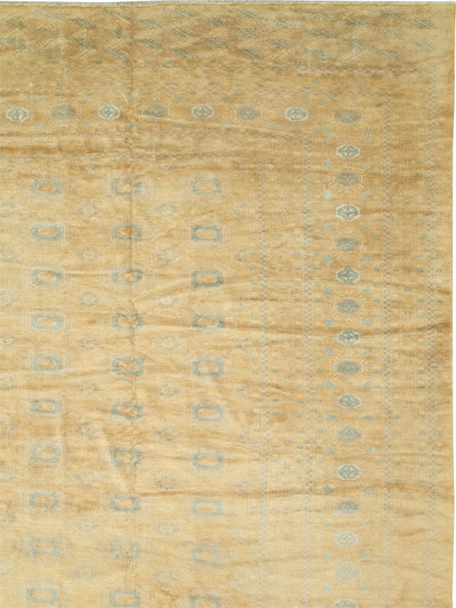 Vintage Central Asian Turkoman Oversize Carpet, No.27736 - Gsblank