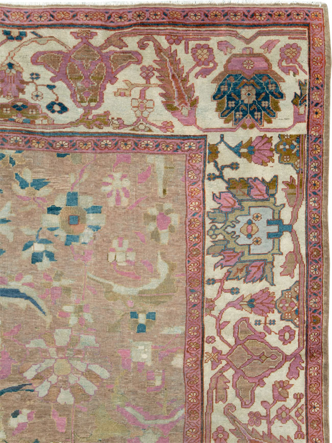 Antique Persian Sultanabad Room Size Carpet, No.27739 - Gsblank