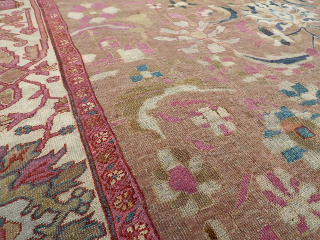 Antique Persian Sultanabad Room Size Carpet, No.27739 - Gsblank