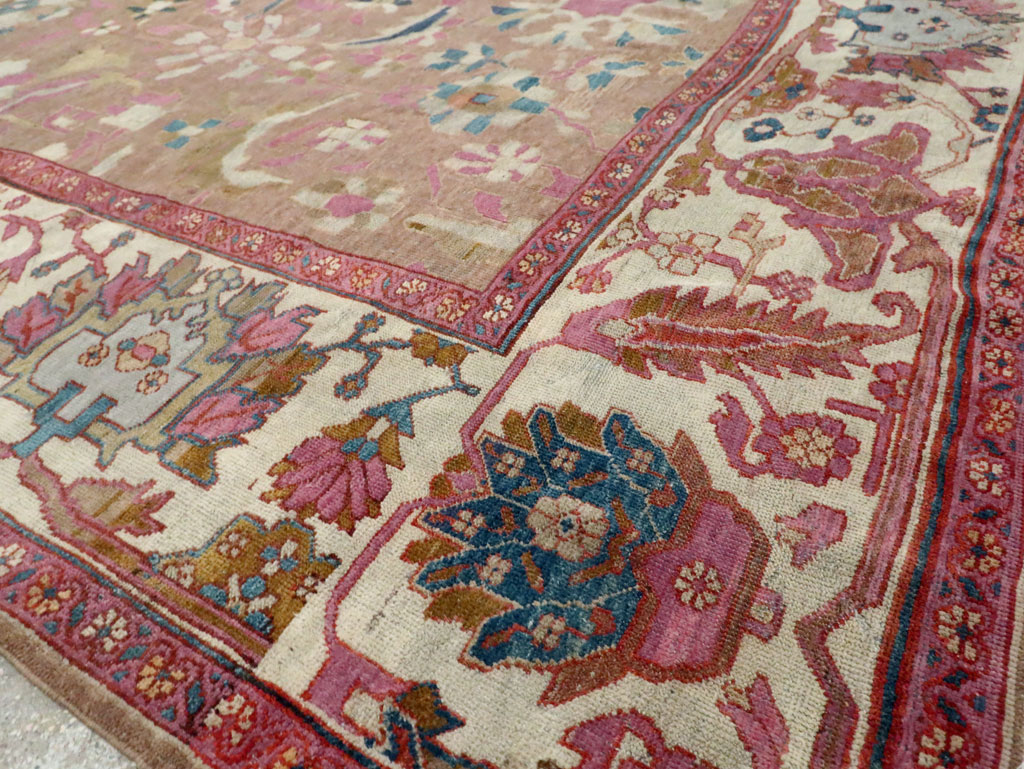 Antique Persian Sultanabad Room Size Carpet, No.27739 - Gsblank
