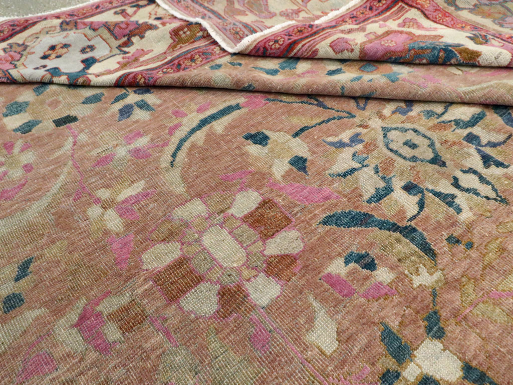 Antique Persian Sultanabad Room Size Carpet, No.27739 - Gsblank