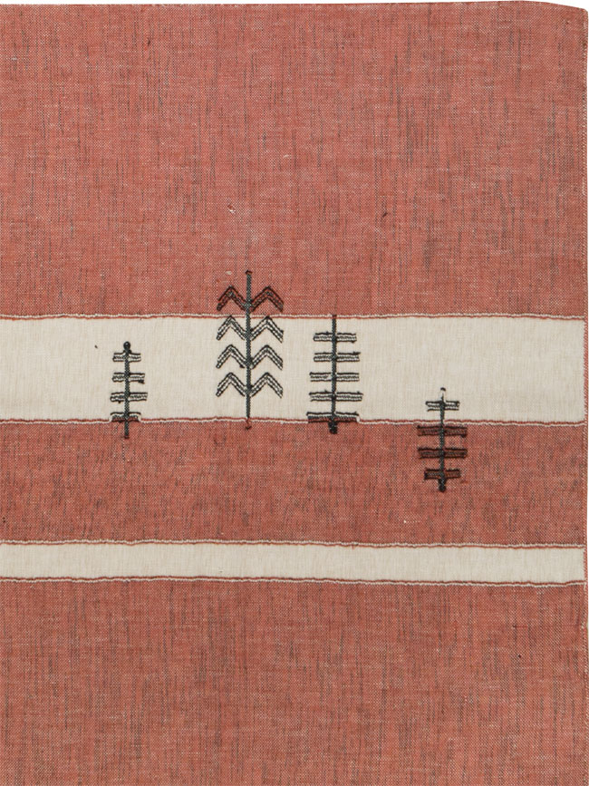 Vintage Ecuadorian Textile Flatweave, No.27742 - Gsblank