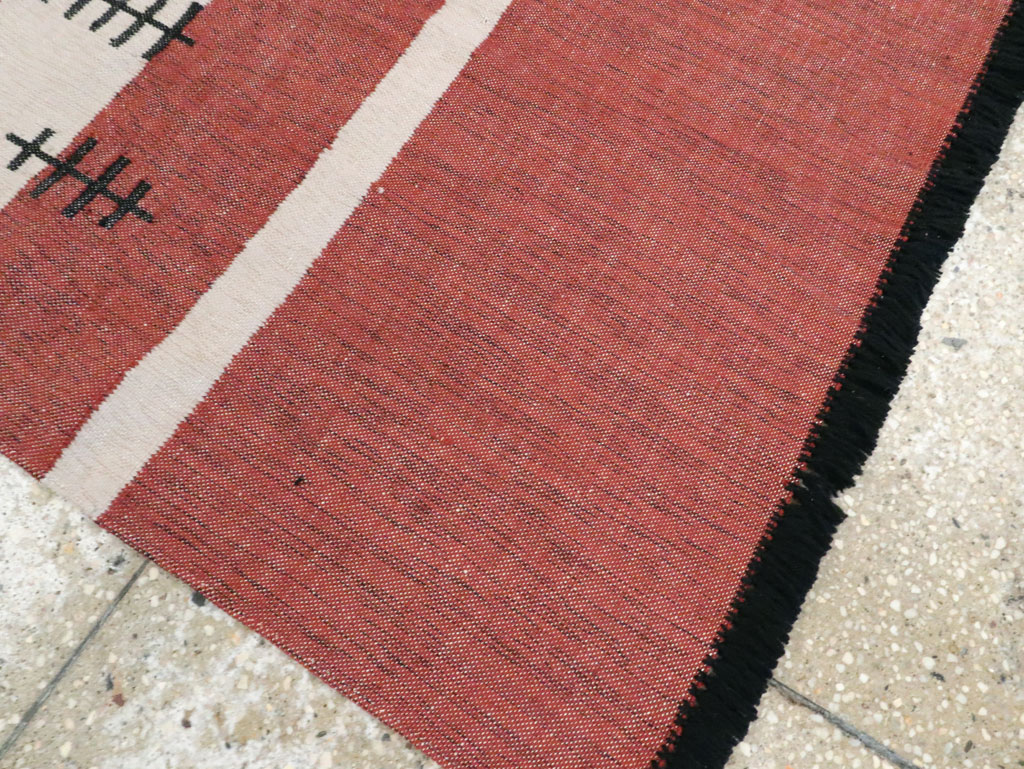 Vintage Ecuadorian Textile Flatweave, No.27742 - Gsblank