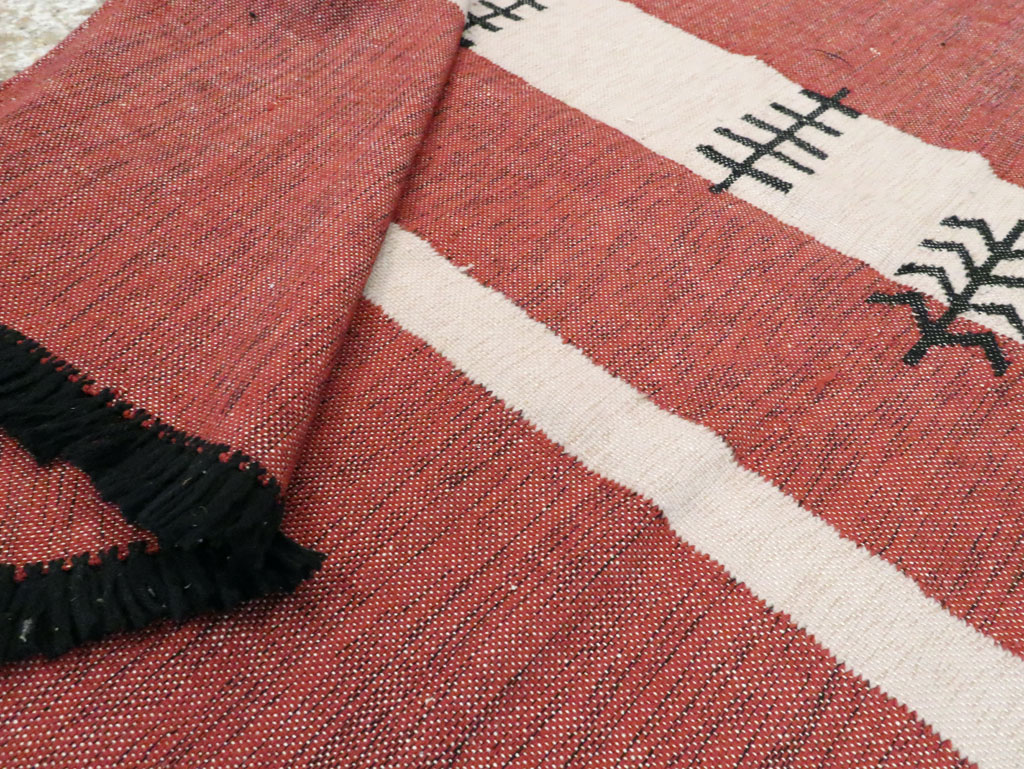 Vintage Ecuadorian Textile Flatweave, No.27742 - Gsblank