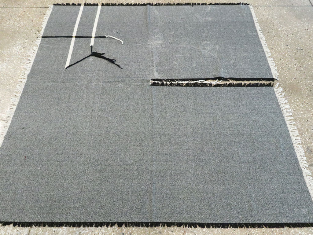 Vintage Ecuadorian Textile Flatweave, No.27743 - Gsblank