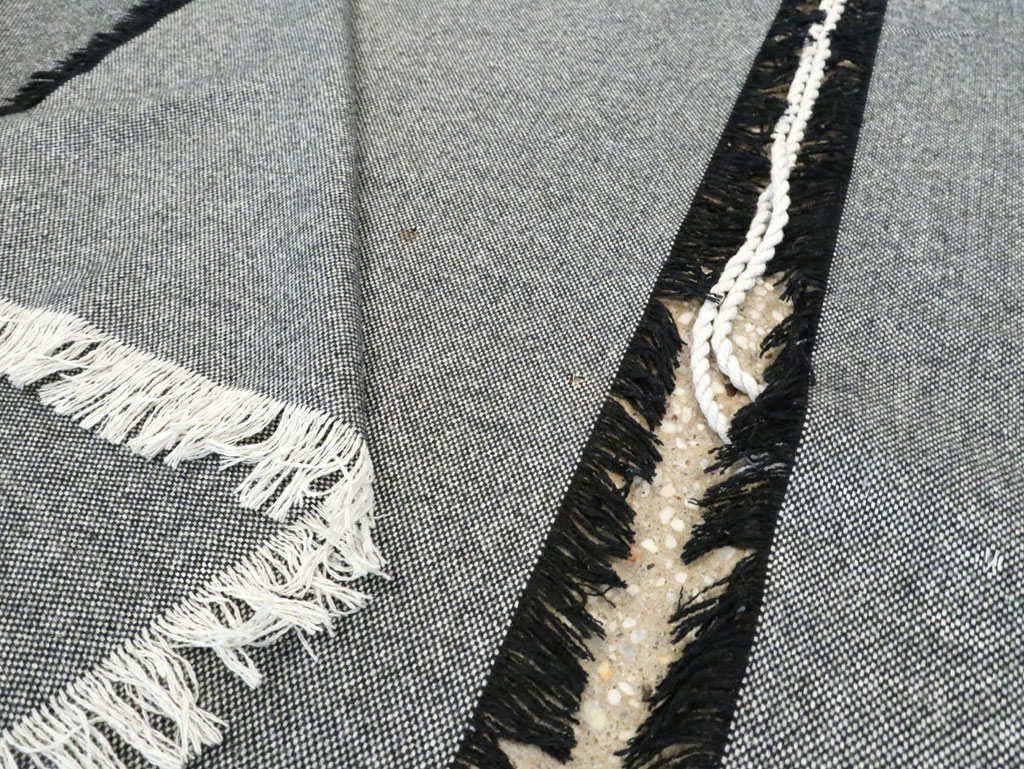 Vintage Ecuadorian Textile Flatweave, No.27743 - Gsblank