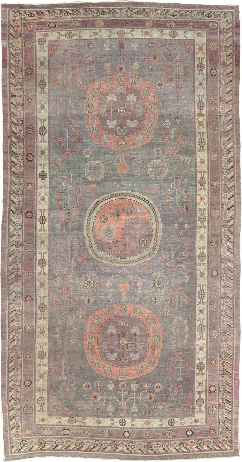 Antique East Turkestan Khotan Gallery Carpet, No.27747 - Gsblank