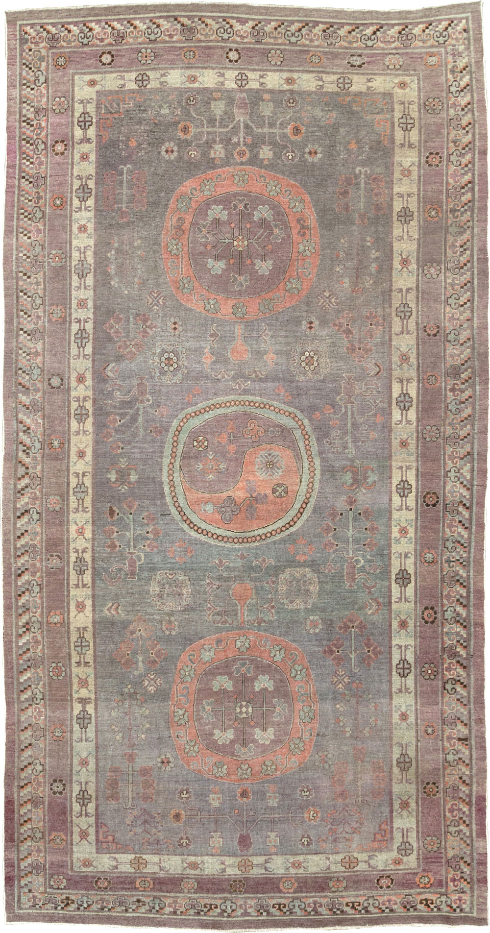 Antique Khotan Gallery Carpet, No.27747 - Gsblank
