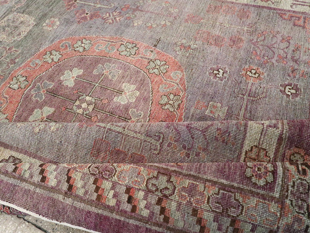 Antique East Turkestan Khotan Gallery Carpet, No.27747 - Gsblank
