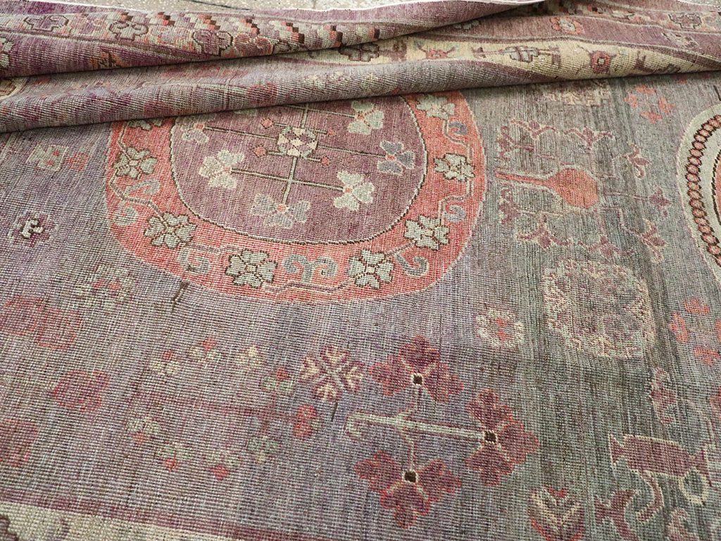 Antique East Turkestan Khotan Gallery Carpet, No.27747 - Gsblank