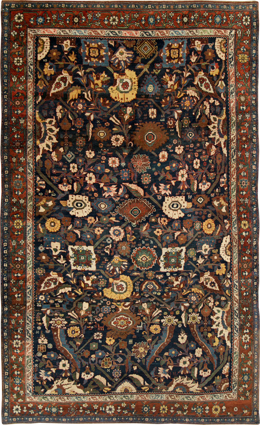 Antique Persian Bidjar Carpet, No.27752 - Gsblank