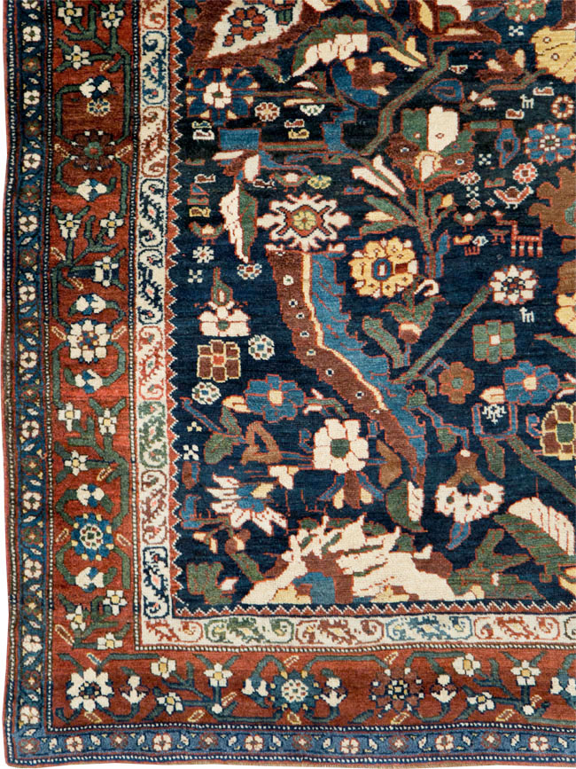 Antique Persian Bidjar Carpet, No.27752 - Gsblank