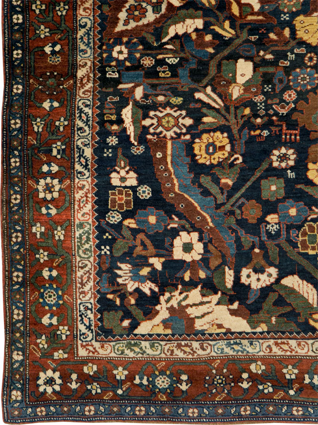 Antique Persian Bidjar Carpet, No.27752 - Gsblank