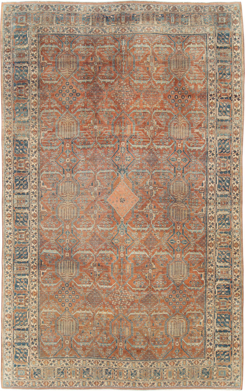 Antique Persian Joshegan Carpet, No.27753 - Gsblank