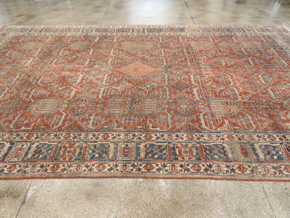 Antique Persian Joshegan Carpet, No.27753 - Gsblank