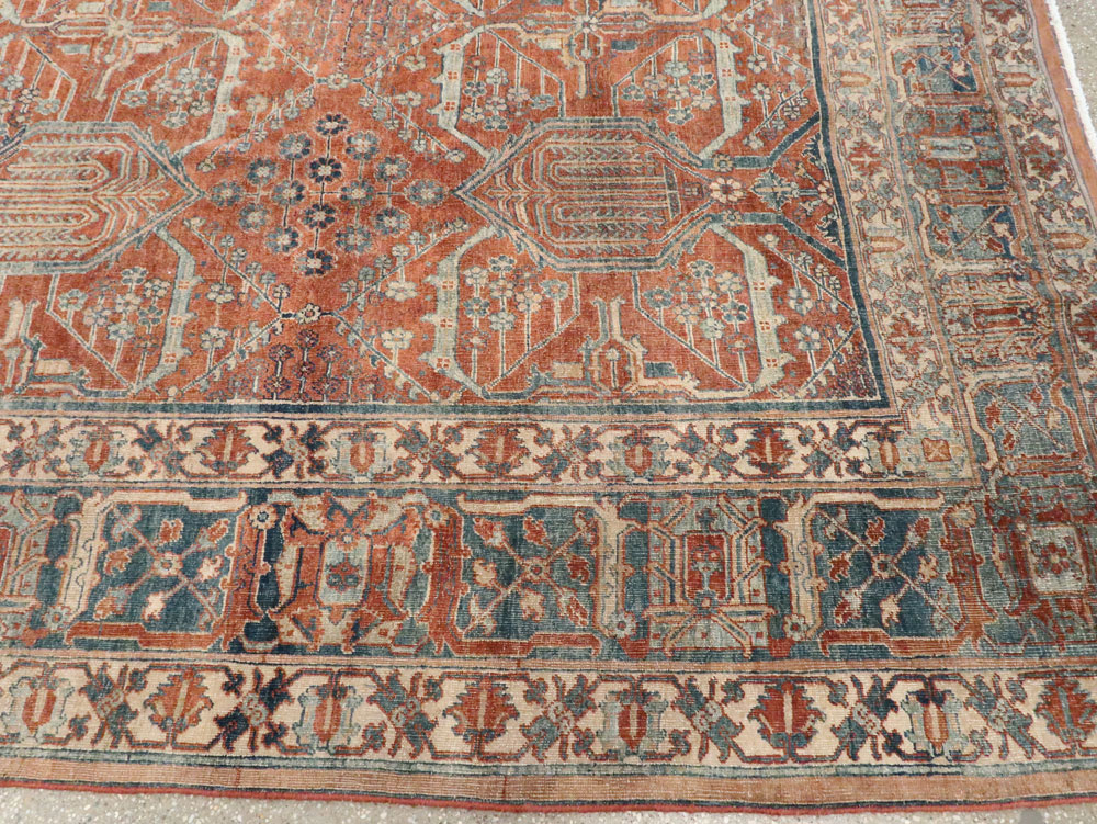 Antique Persian Joshegan Carpet, No.27753 - Gsblank