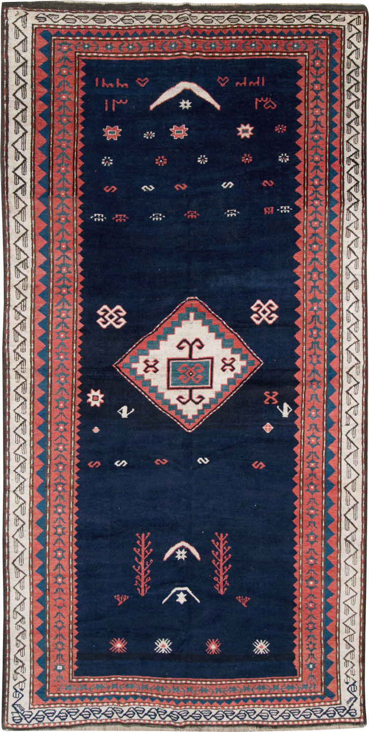 Vintage Caucasian Kazak Rug, No.27756 - Gsblank