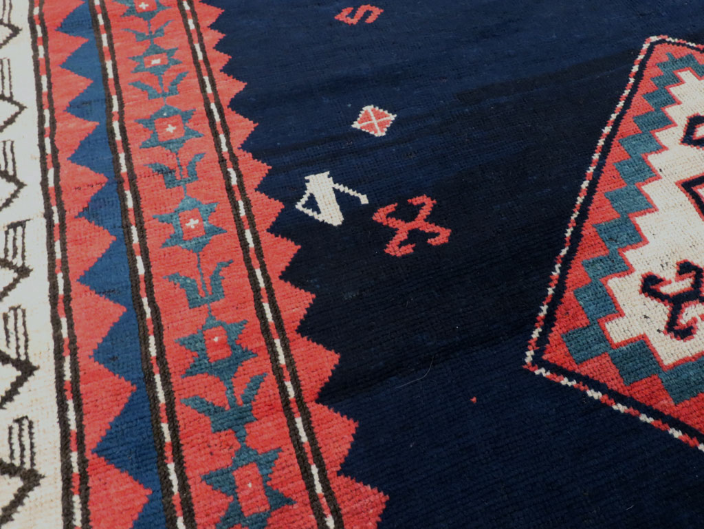 Vintage Caucasian Kazak Rug, No.27756 - Gsblank