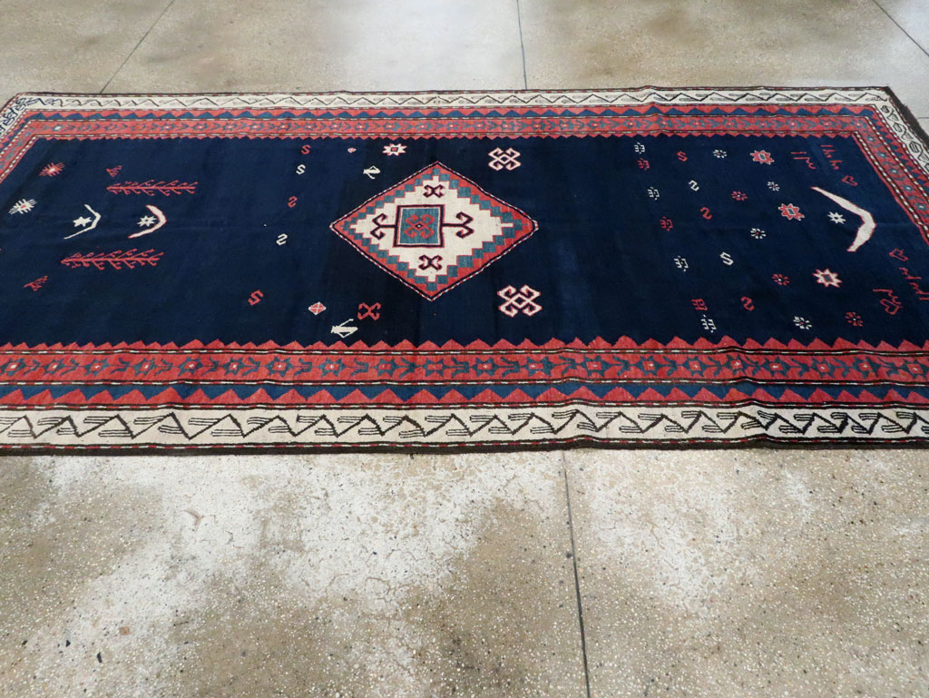Vintage Caucasian Kazak Rug, No.27756 - Gsblank
