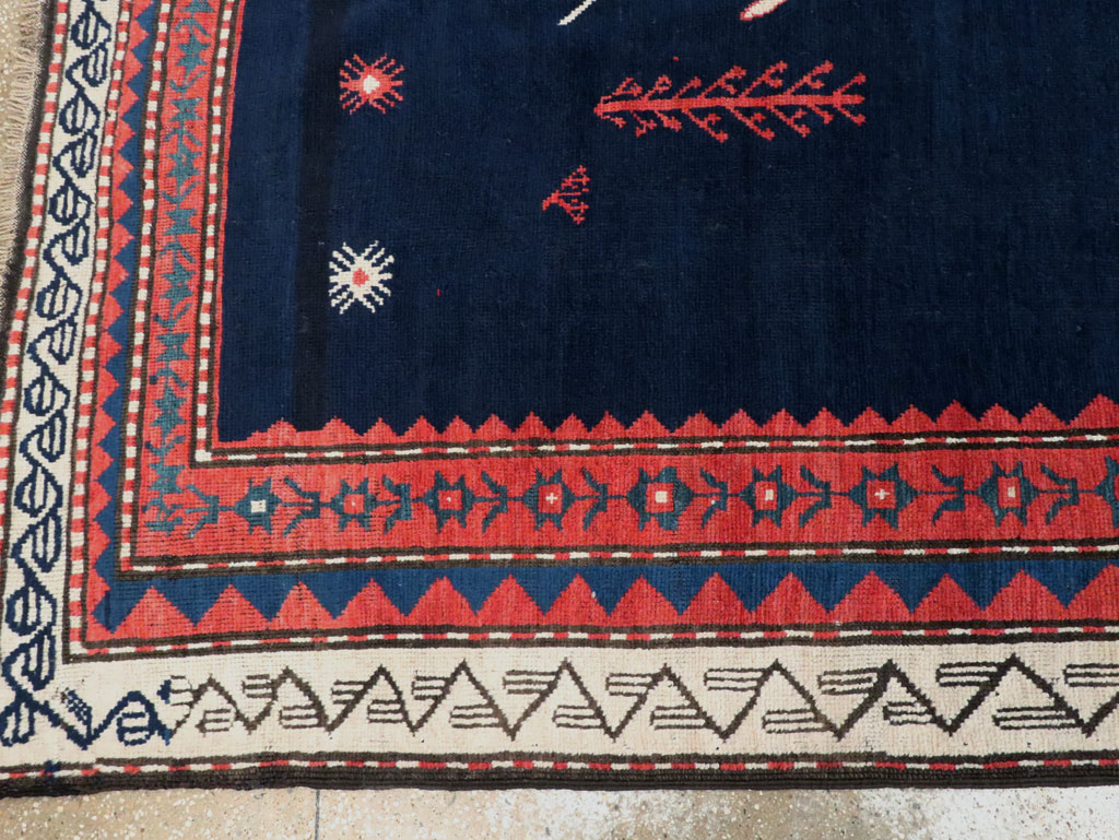 Vintage Caucasian Kazak Rug, No.27756 - Gsblank
