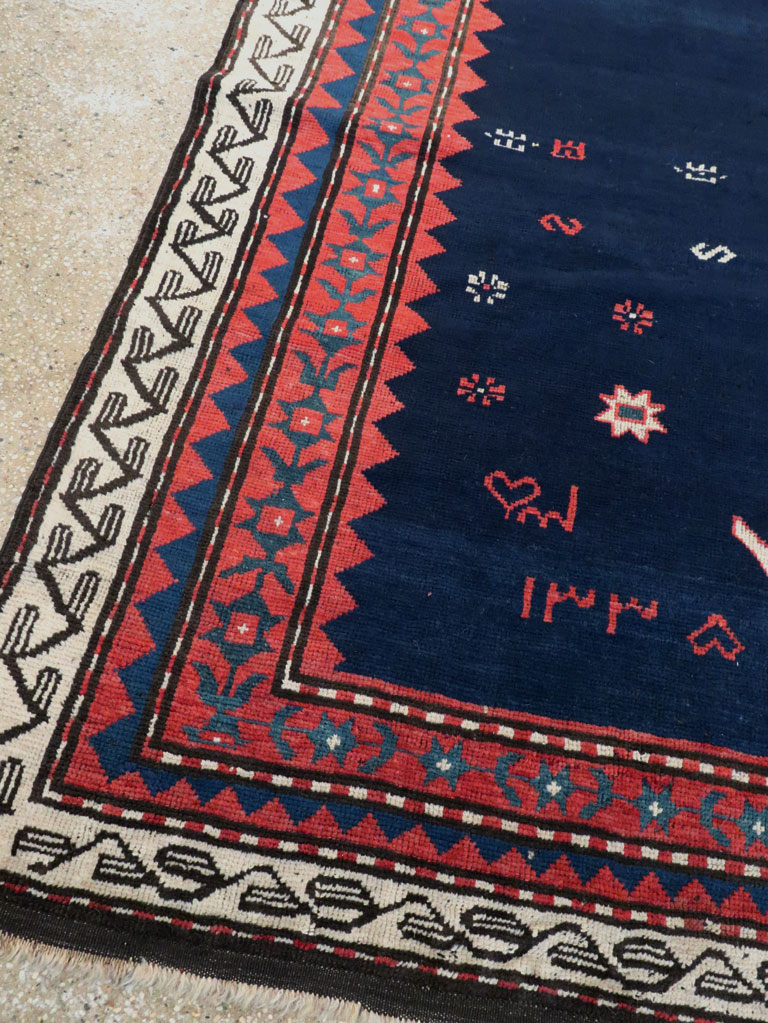 Vintage Caucasian Kazak Rug, No.27756 - Gsblank