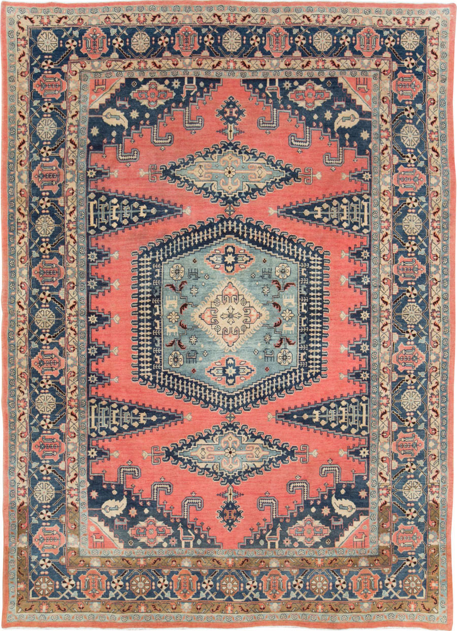Vintage Persian Veece Large Room Size Carpet, No.27757 - Gsblank