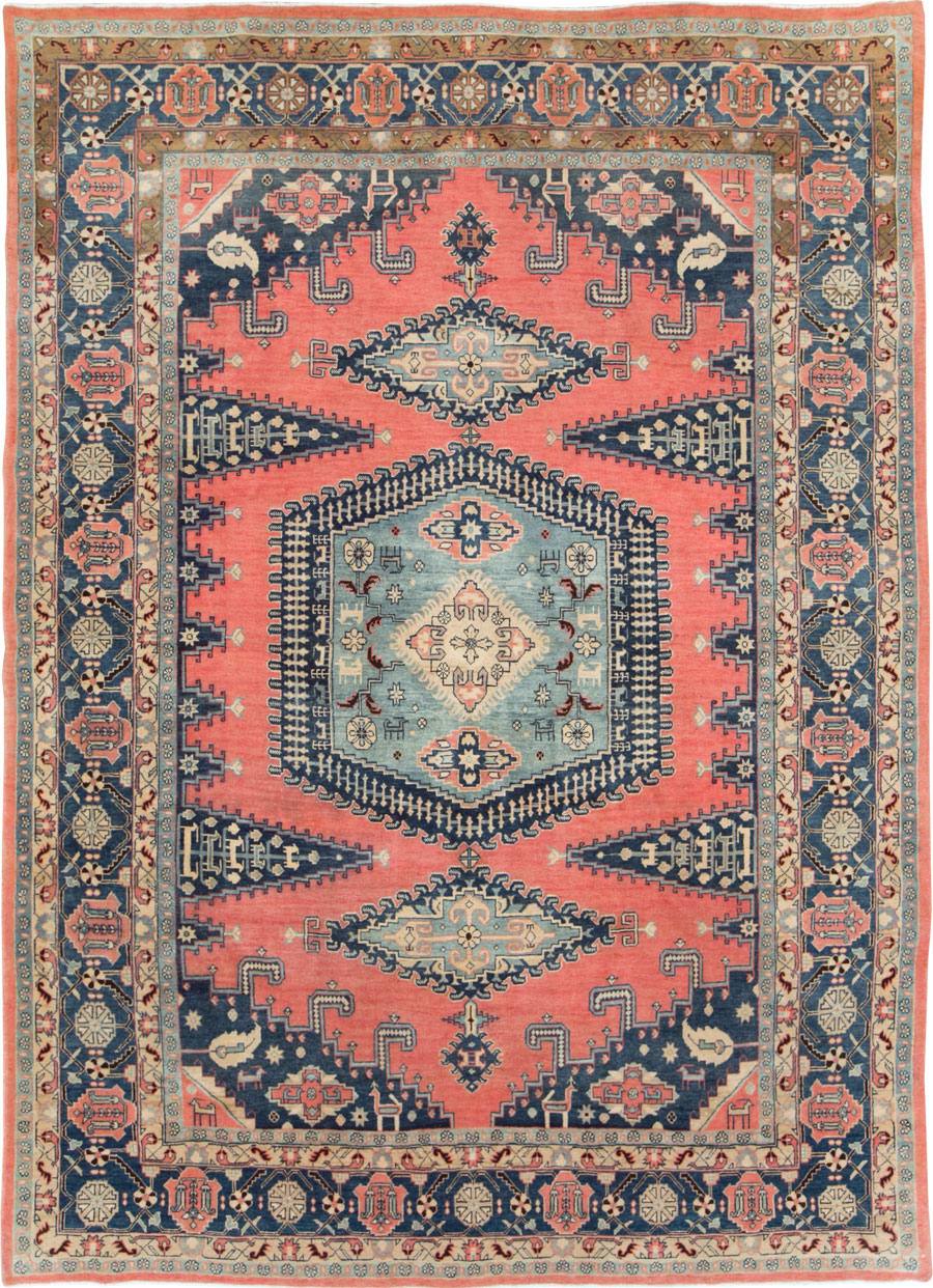 Vintage Persian Veece Large Room Size Carpet, No.27757 - Gsblank