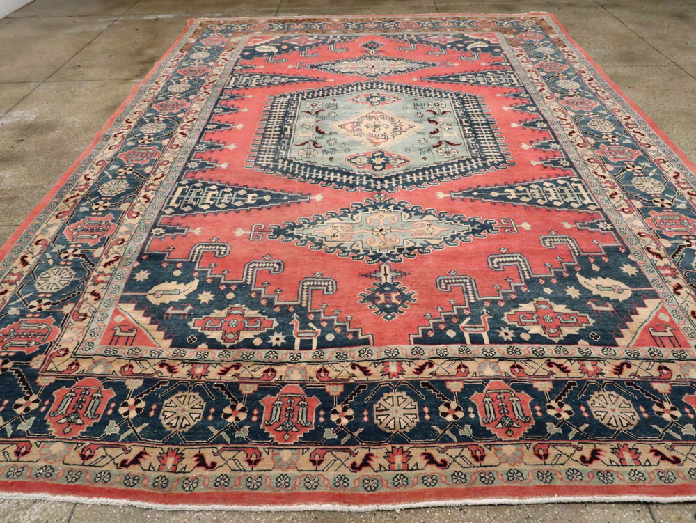 Vintage Persian Veece Large Room Size Carpet, No.27757 - Gsblank