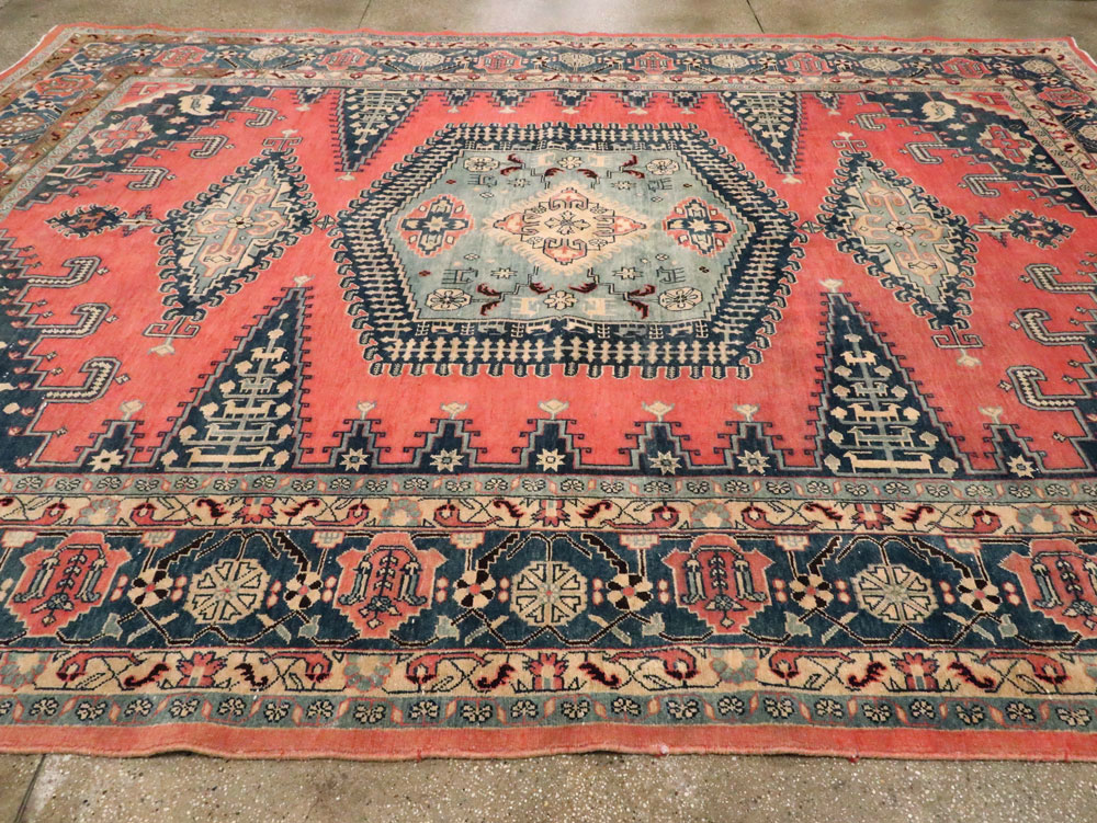 Vintage Persian Veece Large Room Size Carpet, No.27757 - Gsblank