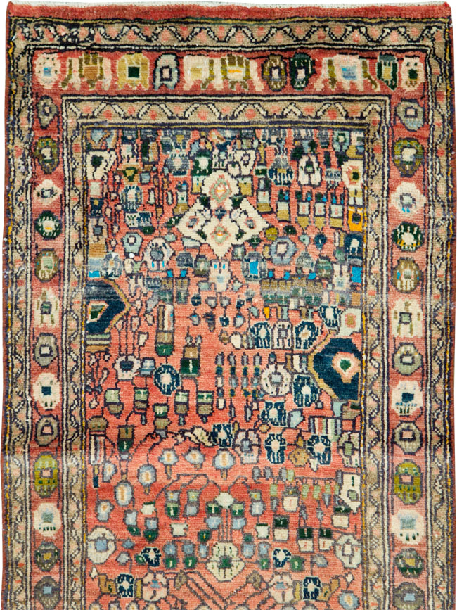 Vintage Persian Mahal Small Runner, No.27760 - Gsblank