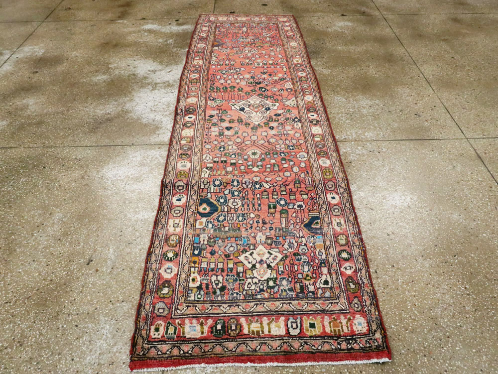 Vintage Persian Mahal Small Runner, No.27760 - Gsblank