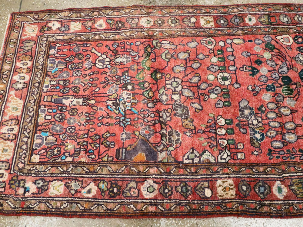 Vintage Persian Mahal Small Runner, No.27760 - Gsblank