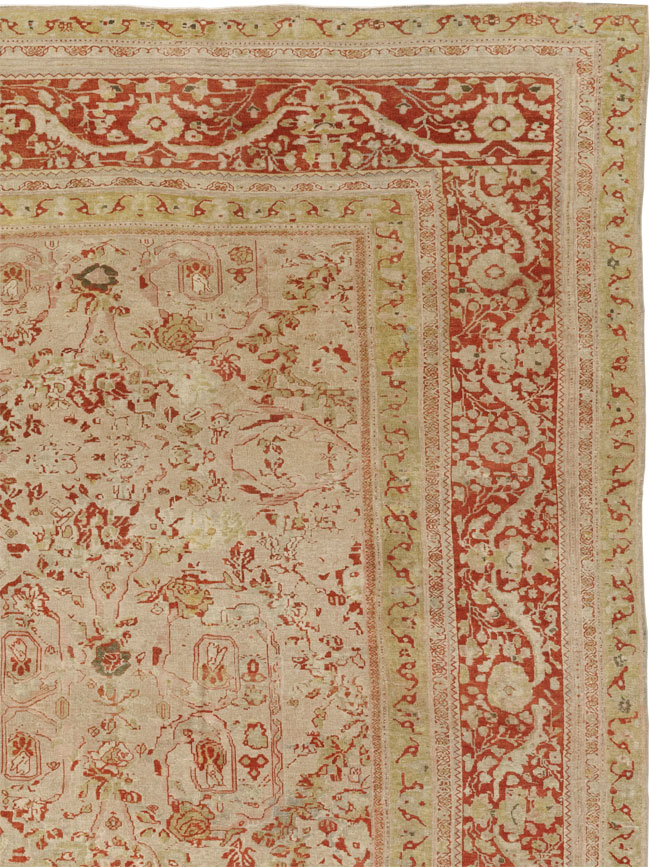 Antique Persian Mahal Oversize Carpet, No.27764 - Gsblank