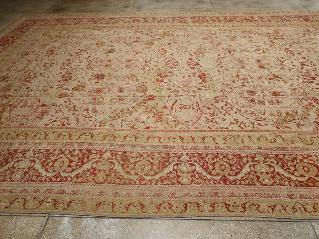 Antique Persian Mahal Oversize Carpet, No.27764 - Gsblank