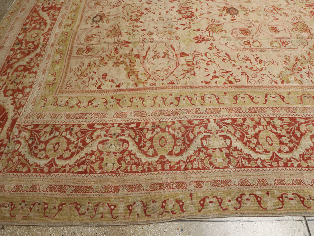 Antique Persian Mahal Oversize Carpet, No.27764 - Gsblank