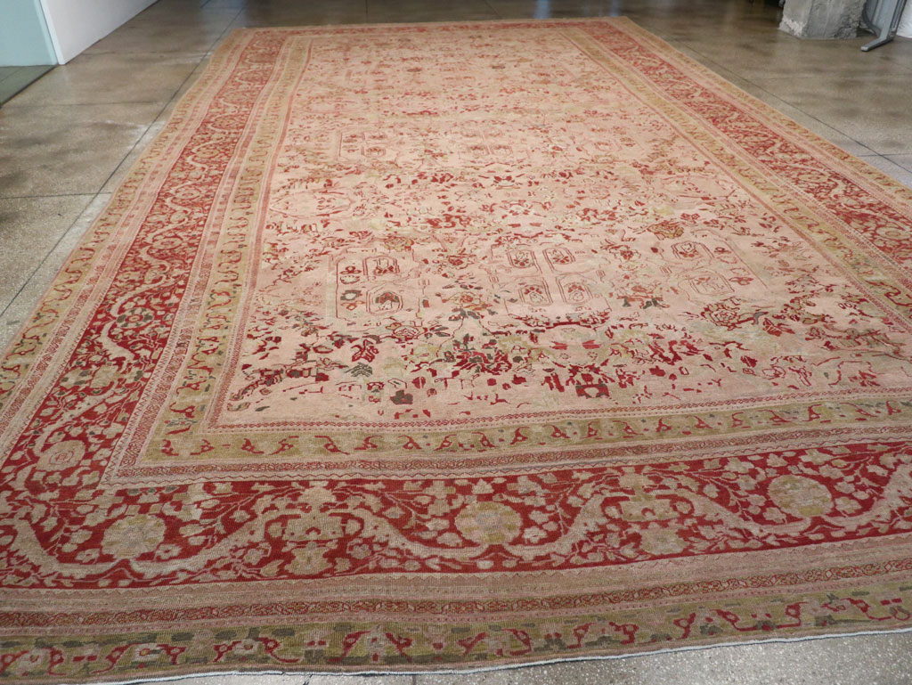 Antique Persian Mahal Oversize Carpet, No.27764 - Gsblank