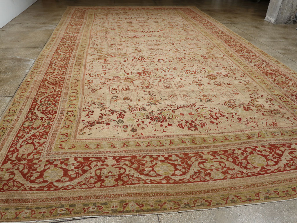Antique Persian Mahal Oversize Carpet, No.27764 - Gsblank