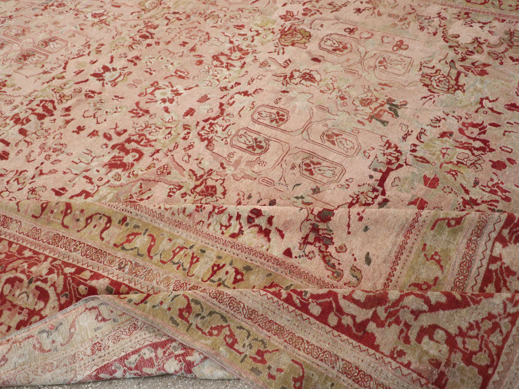 Antique Persian Mahal Oversize Carpet, No.27764 - Gsblank