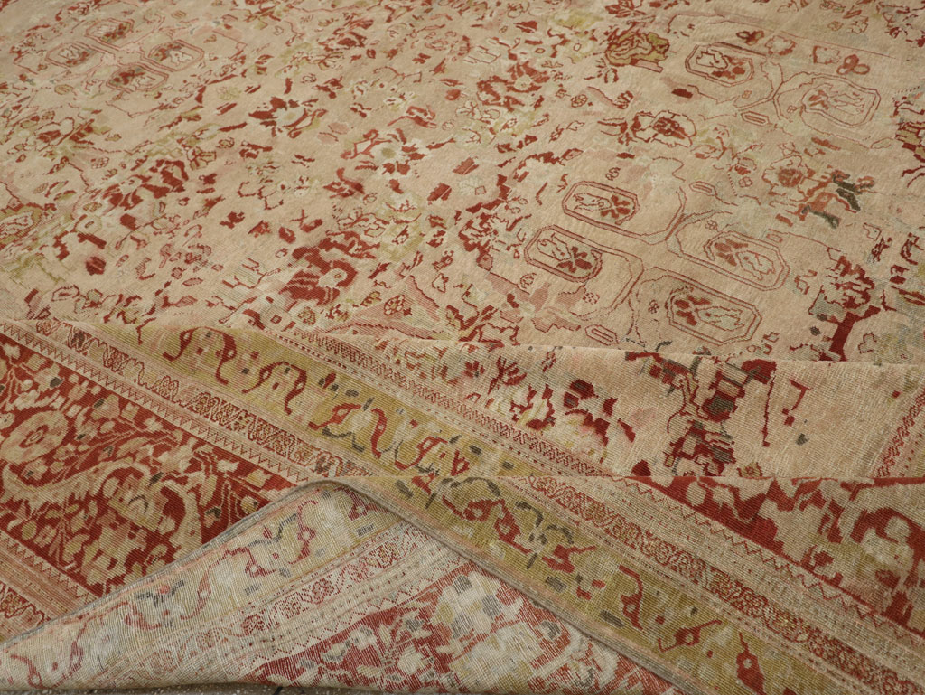 Antique Persian Mahal Oversize Carpet, No.27764 - Gsblank