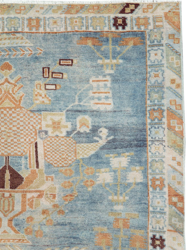 Vintage Persian Afshar Rug, No.27779 - Gsblank