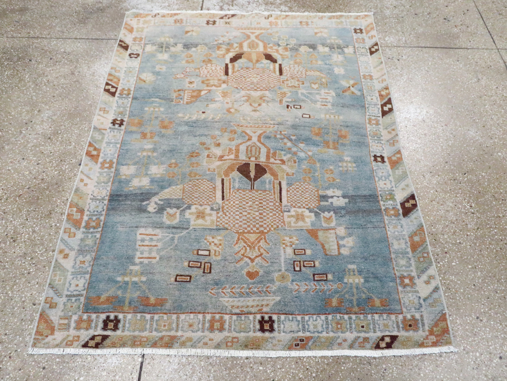 Vintage Persian Afshar Rug, No.27779 - Gsblank