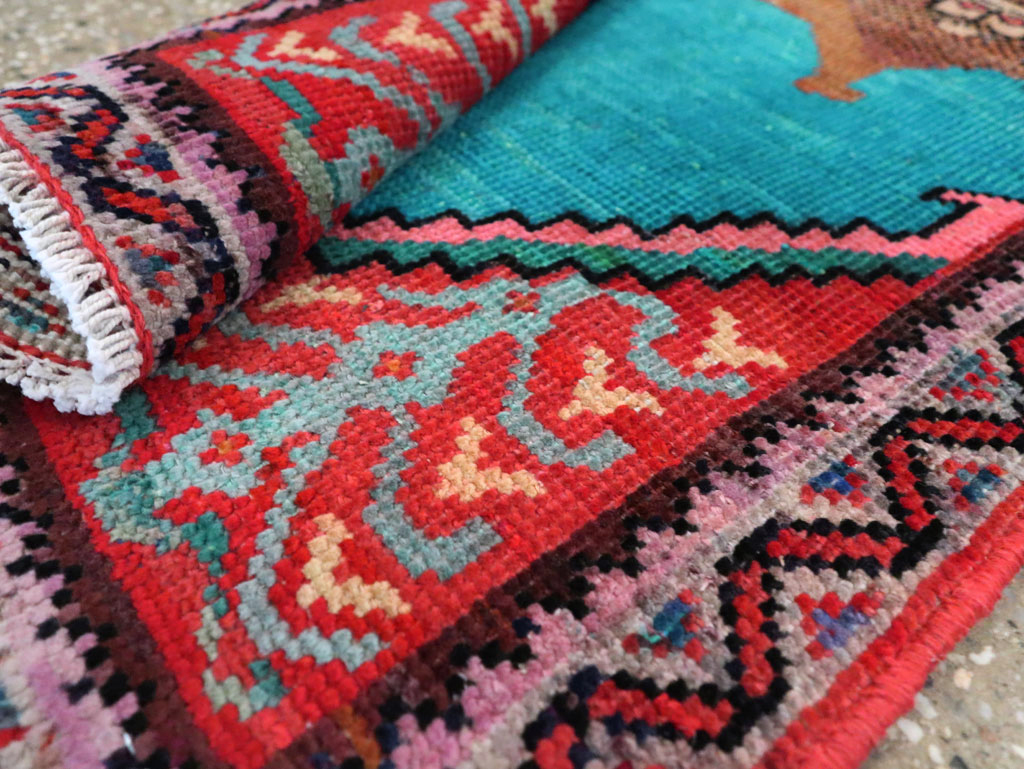 Vintage Pictorial Hamadan Rug, No.27780 - Gsblank