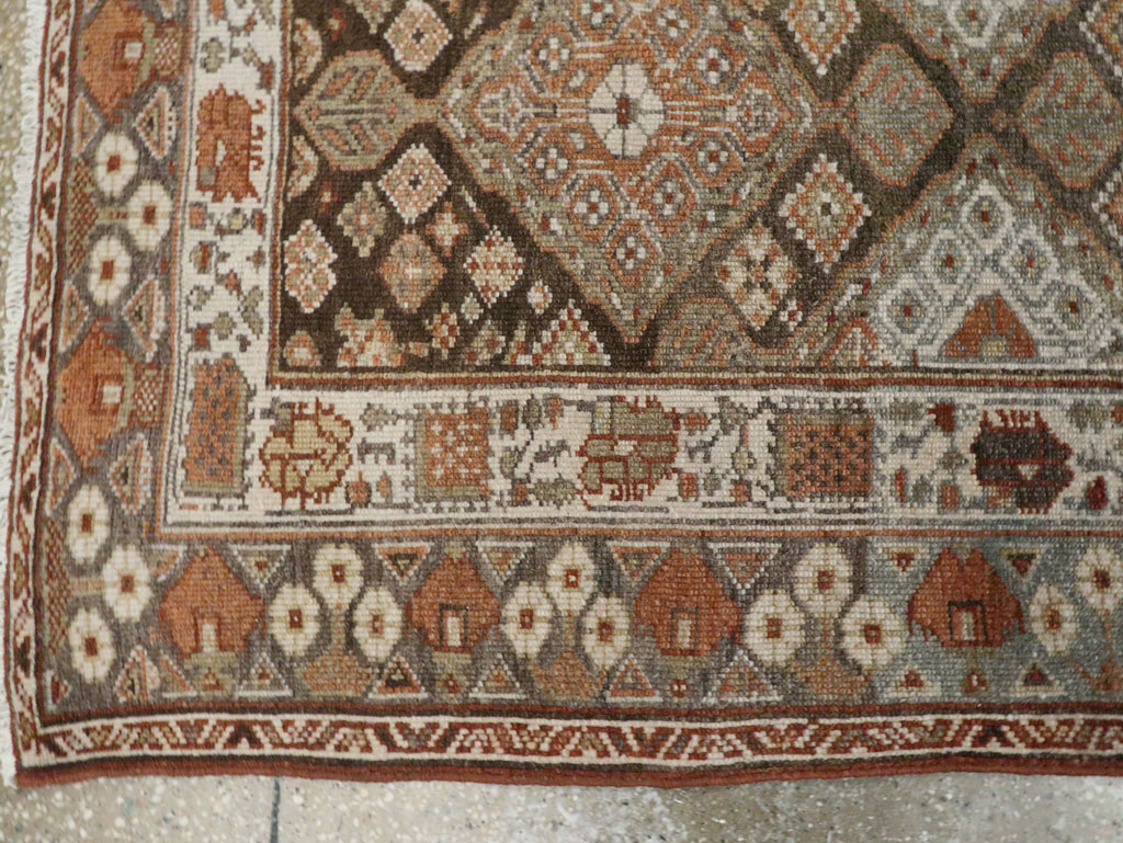 Vintage Persian Malayer Runner, No.27806 - Gsblank