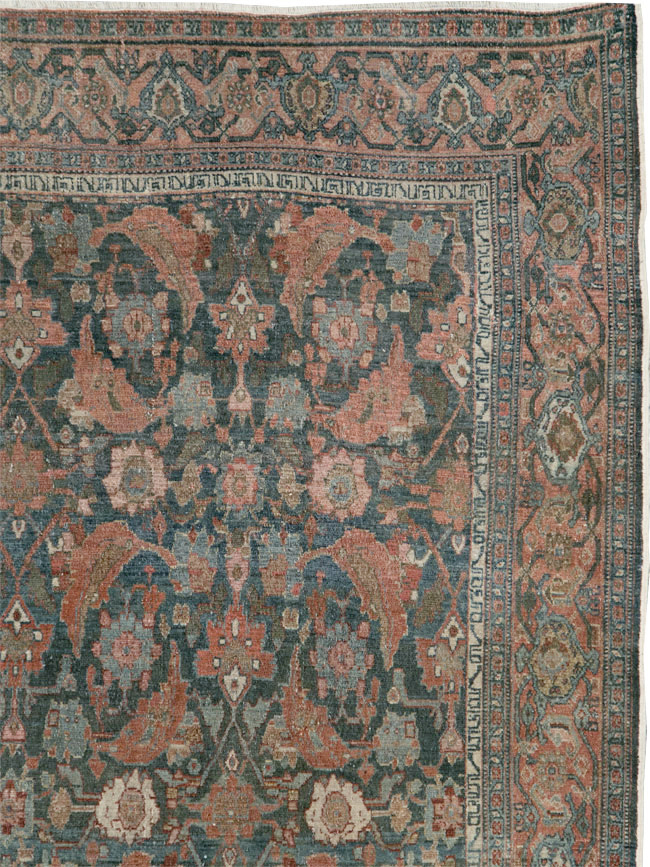 Antique Persian Senneh Malayer Carpet, No.27812 - Gsblank
