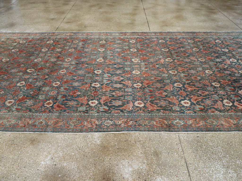 Antique Persian Senneh Malayer Carpet, No.27812 - Gsblank